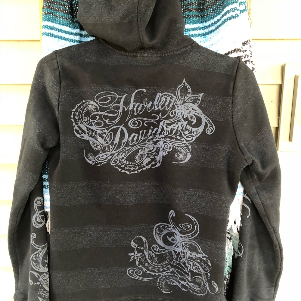 Harley Davidson zip up sweatshirt